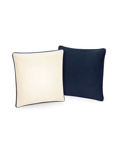 WES-W355-Fairtrade Cotton Piped Cushion Cover